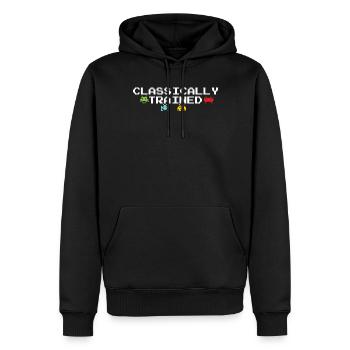 Classic Arcade Gamer Jouer Jeu d’amoureux des jeux vidéo - Sweat à capuche Premium bio Homme - noir - Devant - Nico (187cm)