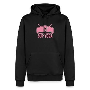 Sup Stand Up Paddle Design Sup Board Paddeln - Sweat à capuche Premium bio Homme - noir - Devant - Nico (187cm)
