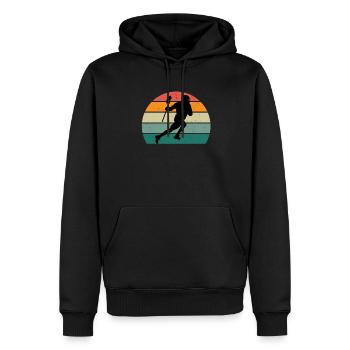 Crosse Raquette de crosse Tor Werfen Crosse - Sweat à capuche Premium bio Homme - noir - Devant - Nico (187cm)