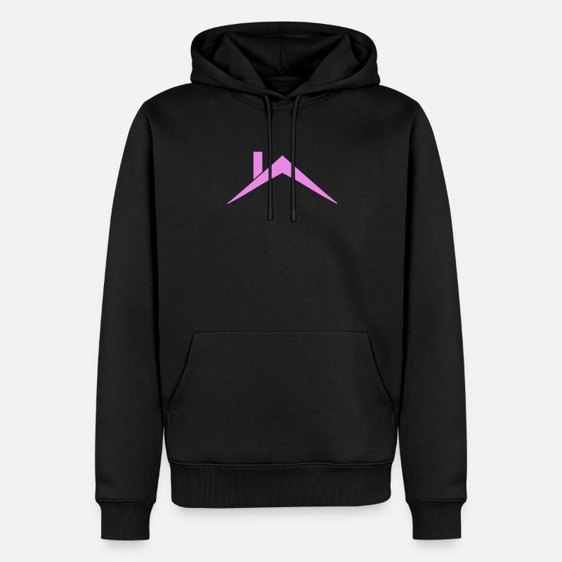 Haus Dach Dachdeckerin - Männer Premium Bio Hoodie - Schwarz