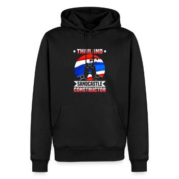 Thaïlande Beach Holiday by the Sea Design Beach Motif - Sweat à capuche Premium bio Homme - noir - Devant - Nico (187cm)