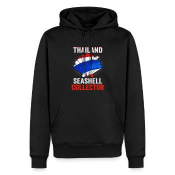 Thailand Strandurlaub am Meer Design Strandmotiv - Männer Premium Bio Hoodie - Schwarz - Vorne - Nico (187cm)