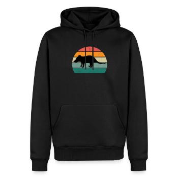 Opossum Oppssums Oposum Nager Nagetier Beutel - Männer Premium Bio Hoodie - Schwarz - Vorne - Nico (187cm)