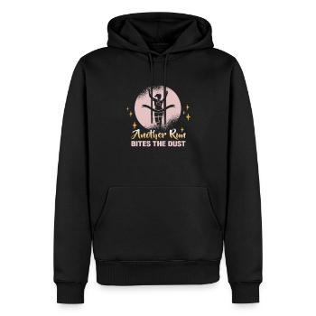 Running Marathon Runner Running - Sweat à capuche Premium bio Homme - noir - Devant - Nico (187cm)