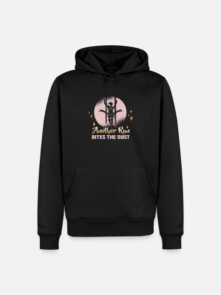 Running Marathon Runner Running - Men’s Premium Organic Hoodie - black