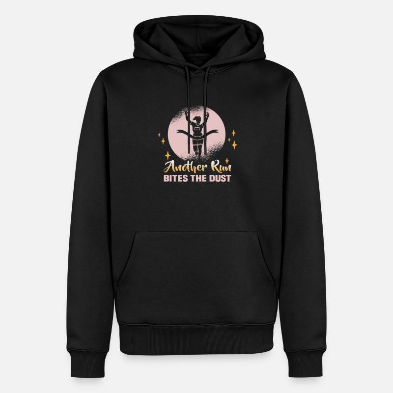 Running Marathon Runner Running - Sweat à capuche Premium bio Homme - noir