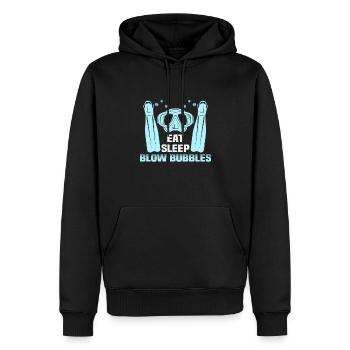 Instructeur de conception de plongée sous-marine Snorkeling - Sweat à capuche Premium bio Homme - noir - Devant - Nico (187cm)