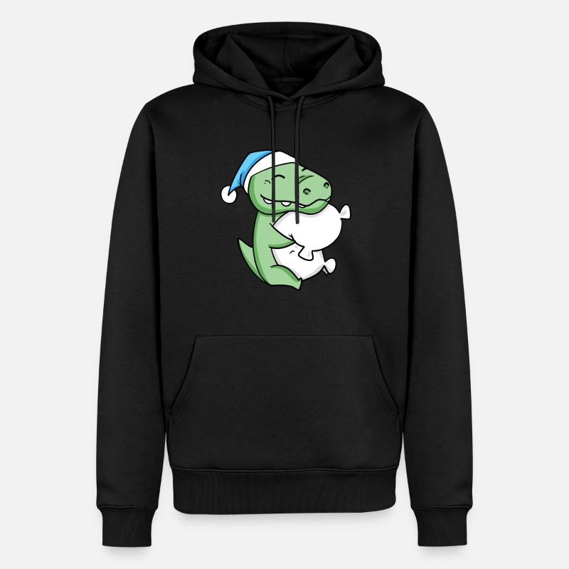 Bébé crocodile - Sweat à capuche Premium bio Homme - noir
