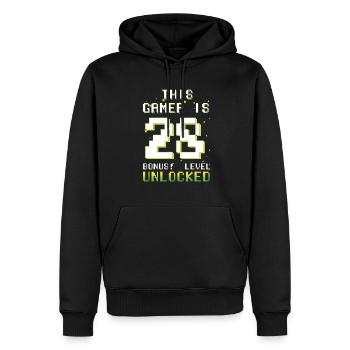 This Gamer Video Game Lover Gamer Age 28 - Männer Premium Bio Hoodie - Schwarz - Vorne - Nico (187cm)