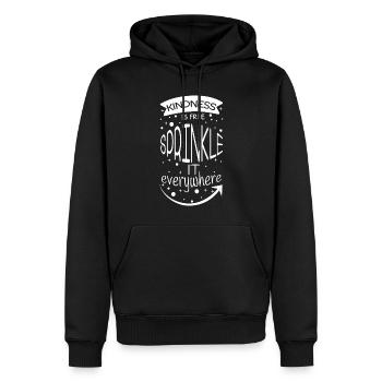 Orange Kindness Sprinkle Awareness Unity Day - Männer Premium Bio Hoodie - Schwarz - Vorne - Nico (187cm)
