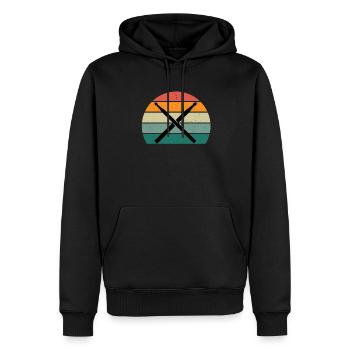 Drummer Drum Drummer Drummer Drums - Men’s Premium Organic Hoodie - black - Front - Nico (187cm)