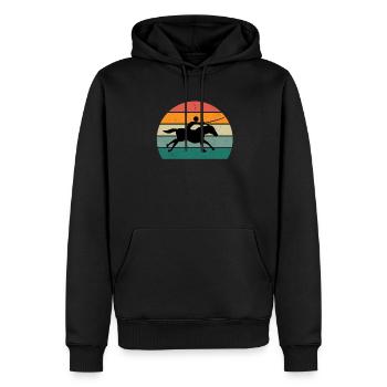 Sword Fighting Sword Blade Lance Saber Dagger - Men’s Premium Organic Hoodie - black - Front - Nico (187cm)