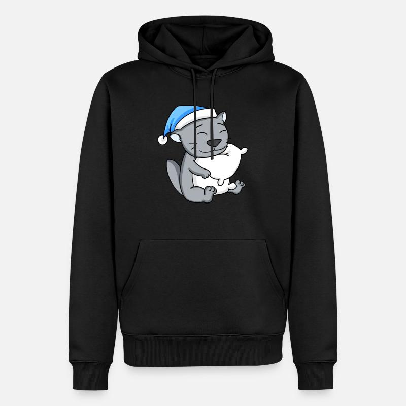 Britisch Kurzhaar - Männer Premium Bio Hoodie - Schwarz