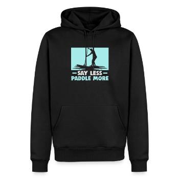 Sup Stand Up Paddle Design Sup Board Paddeln - Sweat à capuche Premium bio Homme - noir - Devant - Nico (187cm)