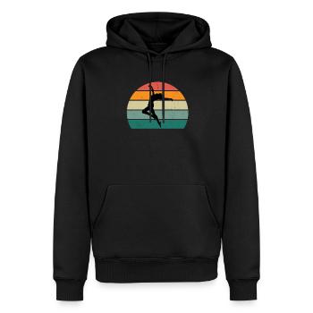 dancer dancer dance move movement couple dance - Men’s Premium Organic Hoodie - black - Front - Nico (187cm)