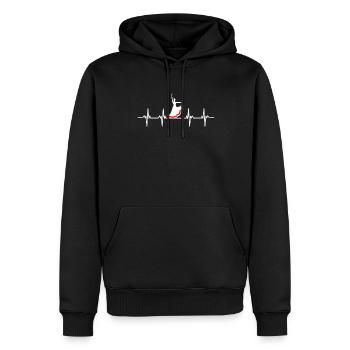 dancer dancer dance move movement couple dance - Men’s Premium Organic Hoodie - black - Front - Nico (187cm)