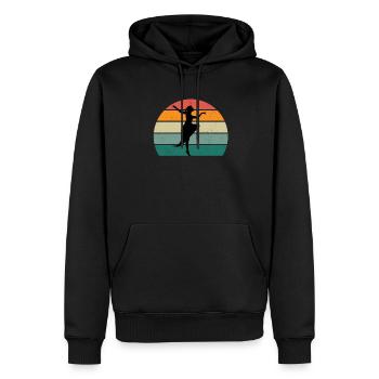 danseur danse mouvement mouvement mouvement couple - Sweat à capuche Premium bio Homme - noir - Devant - Nico (187cm)