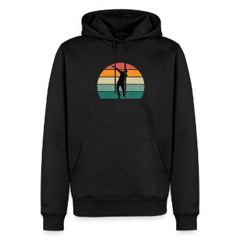 dancer dancer dance move movement couple dance - Men’s Premium Organic Hoodie - black - Front - Nico (187cm)