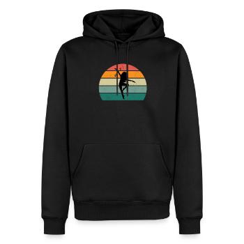 dancer dancer dance move movement couple dance - Men’s Premium Organic Hoodie - black - Front - Nico (187cm)