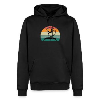 Trampoline jumper Trampoline jumper Trampoline - Men’s Premium Organic Hoodie - black - Front - Nico (187cm)