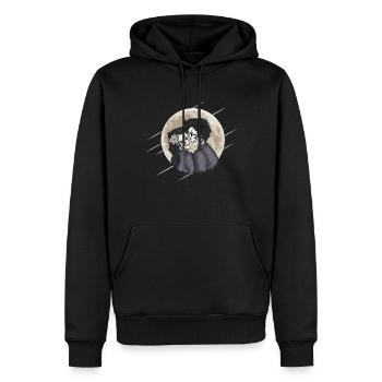Goth Skeleton Lovers Tarot Gothic Halloween - Männer Premium Bio Hoodie - Schwarz - Vorne - Nico (187cm)