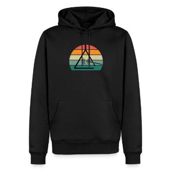 Triangelspieler Triangelspielerin Klang Triangel - Männer Premium Bio Hoodie - Schwarz - Vorne - Nico (187cm)