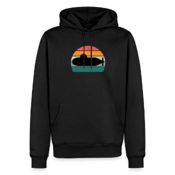 U-Bootfahrer U-Bootfahrerin Unterseeboot U-Boot - Männer Premium Bio Hoodie - Schwarz - Vorne - Nico (187cm)