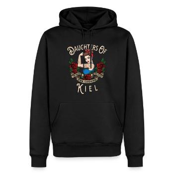 Kiel Frau Geschenk filles de Kiel Frauen - Sweat à capuche Premium bio Homme - noir - Devant - Nico (187cm)