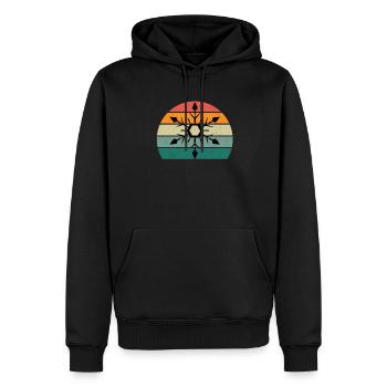 weihnachtsmann heilige nacht stille weihnachten - Männer Premium Bio Hoodie - Schwarz - Vorne - Nico (187cm)