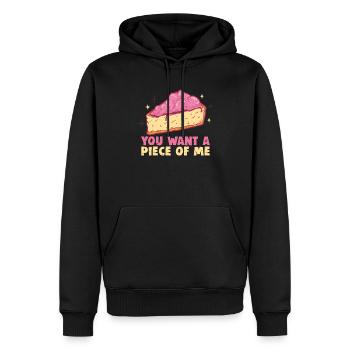 Kekse und Kuchen Backen Bäckerin oder Hobbybäcker - Männer Premium Bio Hoodie - Schwarz - Vorne - Nico (187cm)