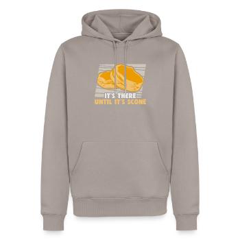 Cuisson de biscuits et de gâteaux Boulanger ou boulanger amateur - Sweat à capuche Premium bio Homme - taupe - Devant - Nico (187cm)