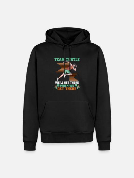 Running Marathon Runner Running - Men’s Premium Organic Hoodie - black