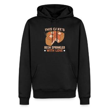Kekse und Kuchen Backen Bäckerin oder Hobbybäcker - Männer Premium Bio Hoodie - Schwarz - Vorne - Nico (187cm)