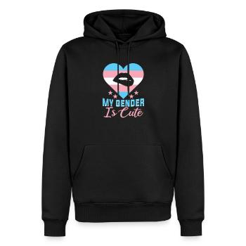 Bisexell Transgender Pride Day LGBT - Männer Premium Bio Hoodie - Schwarz - Vorne - Nico (187cm)
