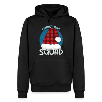 December Christmas Squad Santa Love Christmas - Männer Premium Bio Hoodie - Schwarz - Vorne - Nico (187cm)
