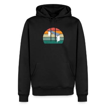 Xylophone Lecteur de Xylophone Lecteur de musique Xylophoniste - Sweat à capuche Premium bio Homme - noir - Devant - Nico (187cm)