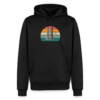 Xylophone Lecteur de Xylophone Lecteur de musique Xylophoniste - Sweat à capuche Premium bio Homme - noir - Devant - Nico (187cm)