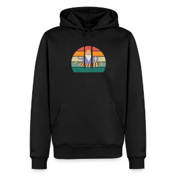 xylofon xylofon spieler musik spielerin xylofonist - Männer Premium Bio Hoodie - Schwarz - Vorne - Nico (187cm)