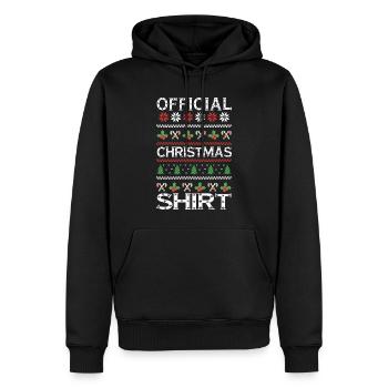 Schnee Hässlich Dezember Urlaub Hässlich Mein Weihnachten - Männer Premium Bio Hoodie - Schwarz - Vorne - Nico (187cm)