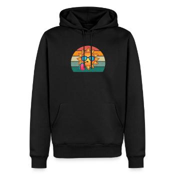 Reisen Reisende Reisender Urlaub Urlauberin Ferien - Männer Premium Bio Hoodie - Schwarz - Vorne - Nico (187cm)