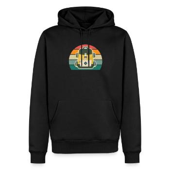Reisen Reisende Reisender Urlaub Urlauberin Ferien - Männer Premium Bio Hoodie - Schwarz - Vorne - Nico (187cm)