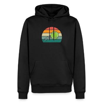 Tennis player Tennis player Tennis club tennis - Men’s Premium Organic Hoodie - black - Front - Nico (187cm)