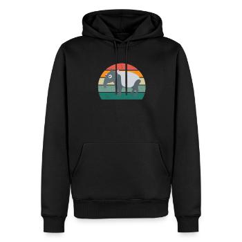 tapire tapirre elefanten elefant rüssel tapir - Männer Premium Bio Hoodie - Schwarz - Vorne - Nico (187cm)