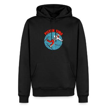Skifahrer Pisten King Ski - Männer Premium Bio Hoodie - Schwarz - Vorne - Nico (187cm)
