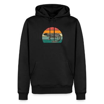 Skunks stink mammals defend skunk - Men’s Premium Organic Hoodie - black - Front - Nico (187cm)