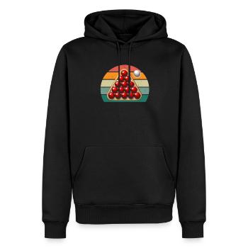 Billiard Queue Billiardtisch Kugel Tasche Snooker - Männer Premium Bio Hoodie - Schwarz - Vorne - Nico (187cm)