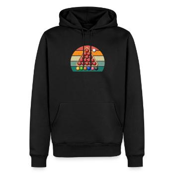 Billiard Queue Billiardtisch Kugel Tasche Snooker - Männer Premium Bio Hoodie - Schwarz - Vorne - Nico (187cm)