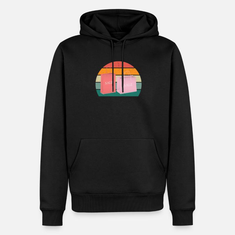 Acheteur Acheteur Acheteur - Sweat à capuche Premium bio Homme - noir