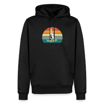 segel segler seglerin segelboot segelschiff boot - Männer Premium Bio Hoodie - Schwarz - Vorne - Nico (187cm)