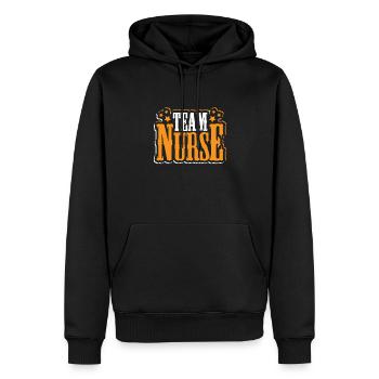 Team Nurse Nursing Hospital Medicine - Männer Premium Bio Hoodie - Schwarz - Vorne - Nico (187cm)